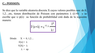 Distribucion de variable aleatoria discreta | PPTX