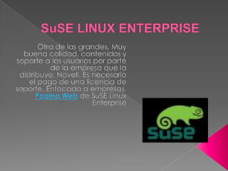 Distribuciones de Linux