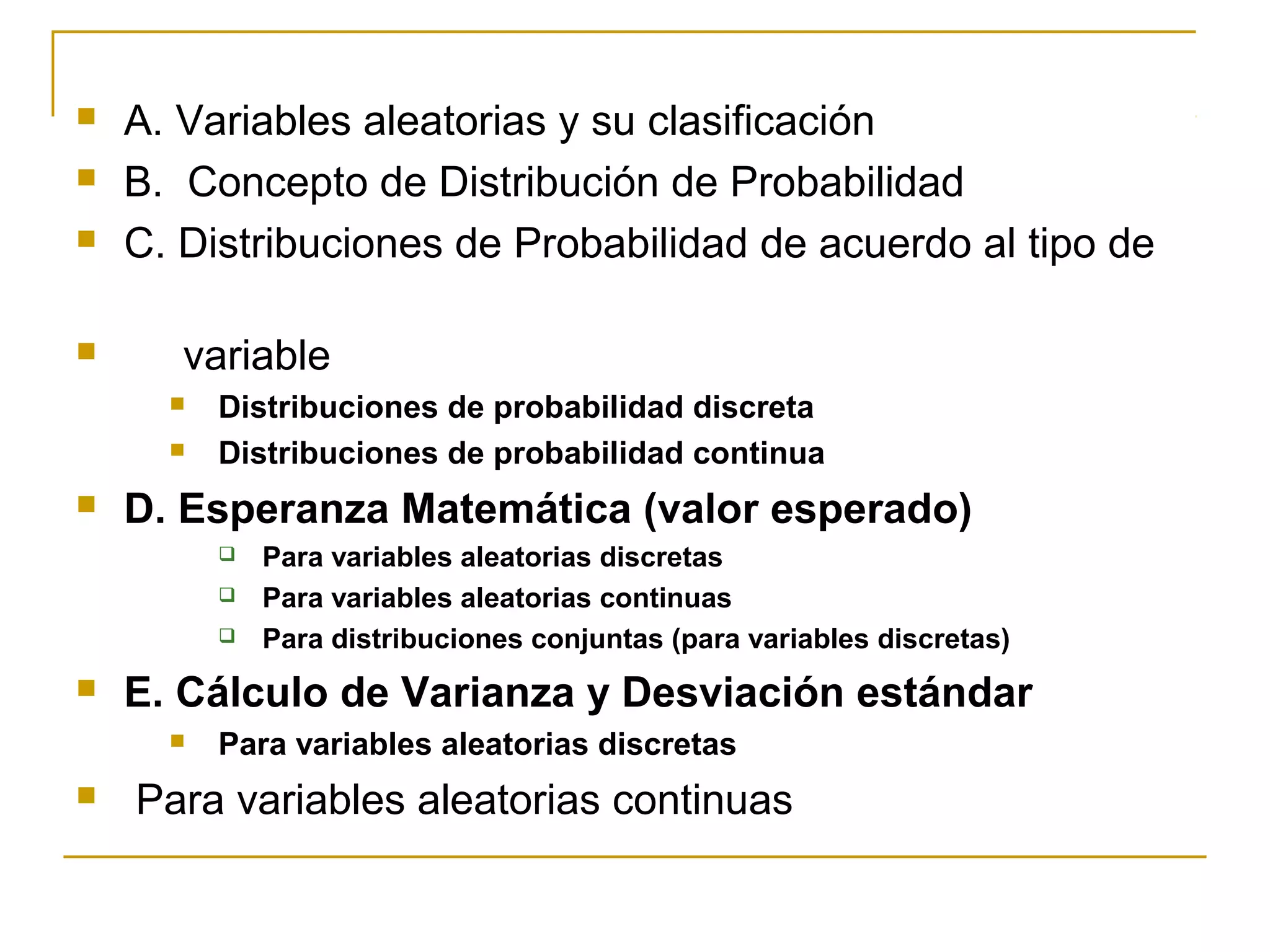 Distribuciones discretas | PPT