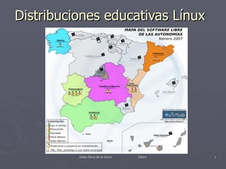Distribuciones educativas Línux 