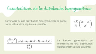 DISTRIBUCION HIPERGEOMÉTRICA, probabilidad | PDF