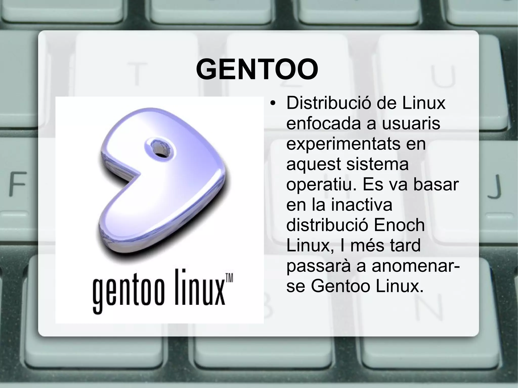 Distribucions linux | ODP