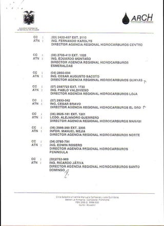 Distribuidores de gas