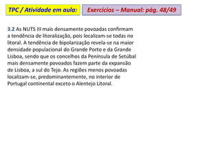 Exercícios – Manual: pág. 48/49
TPC / Atividade em aula:
 