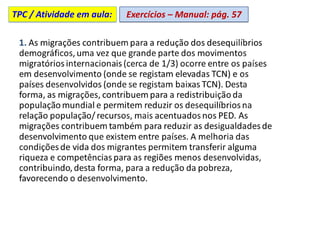 Exercícios – Manual: pág. 57
TPC / Atividade em aula:
 