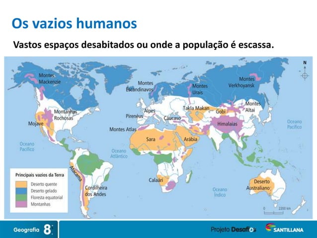 Distribuição da População Mundial
