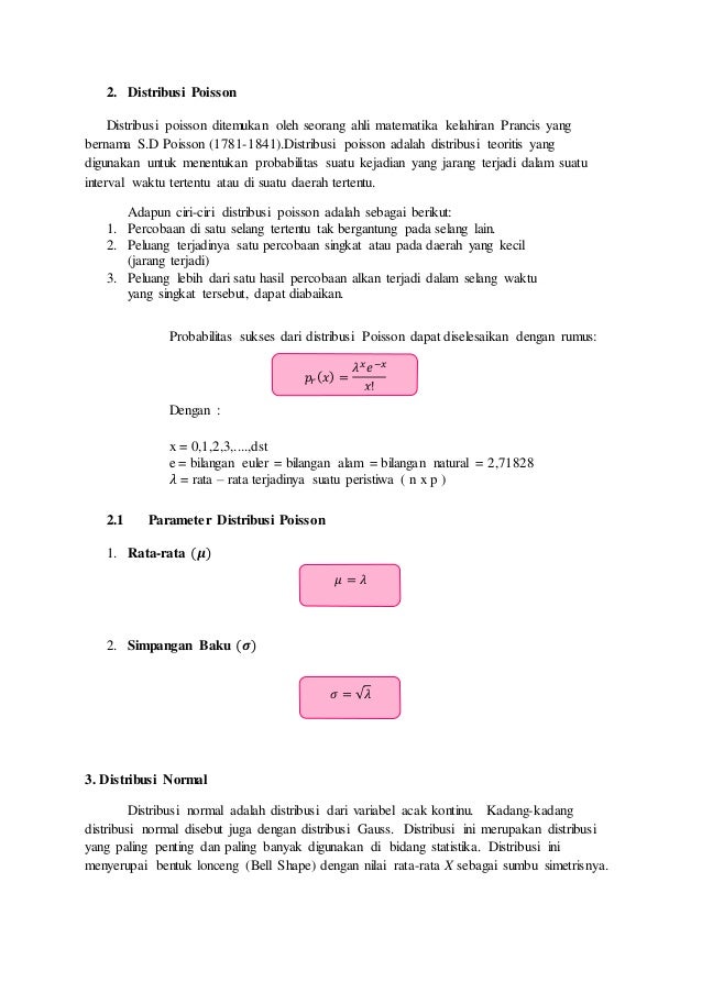23+ Contoh Soal Distribusi Poisson Beserta Jawabannya