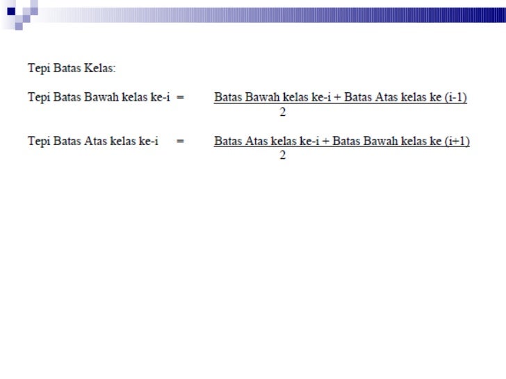 Distribusi frekuensi