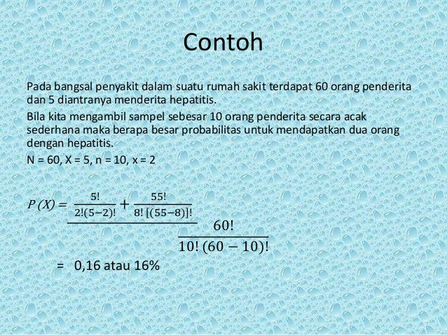 Contoh soal probabilitas kelahiran anak