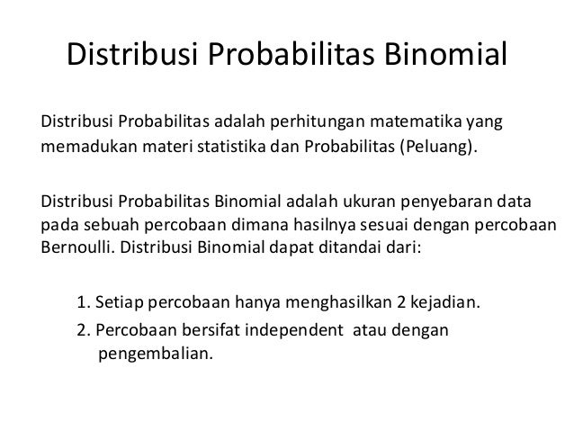 29++ Contoh Soal Distribusi Binomial Dalam Statistik ...
