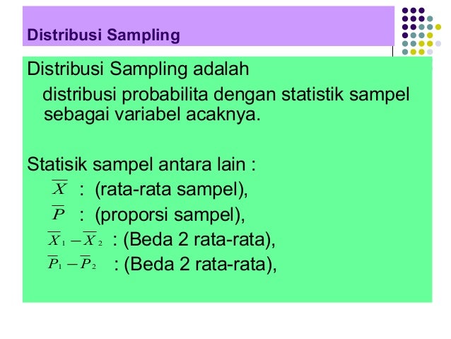 Distribusi sampling