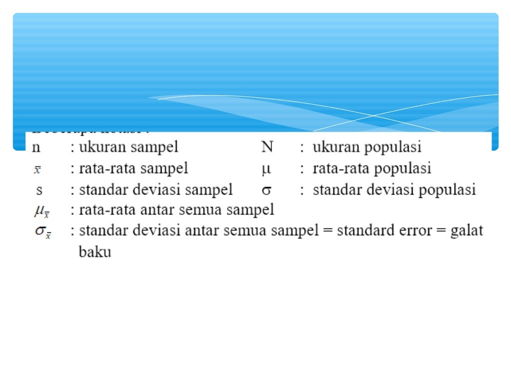 Distribusi sampling