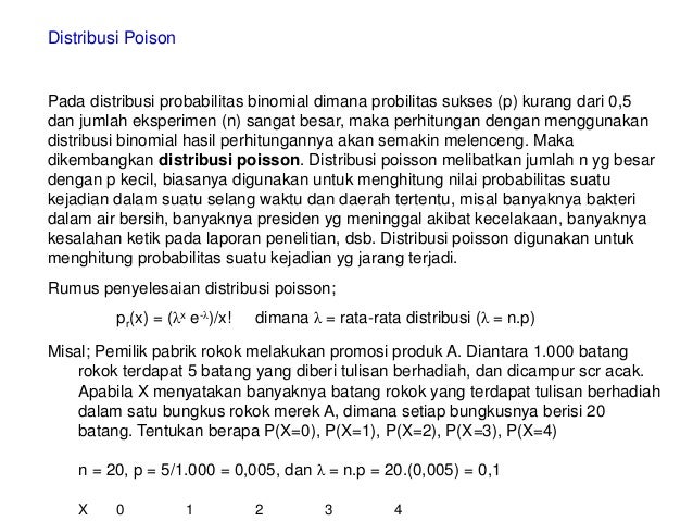 Statistika ekonomi 2 DISTRIBUSI TEORITIS