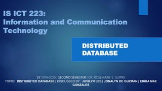 Distributed Database | PPT | Free Download