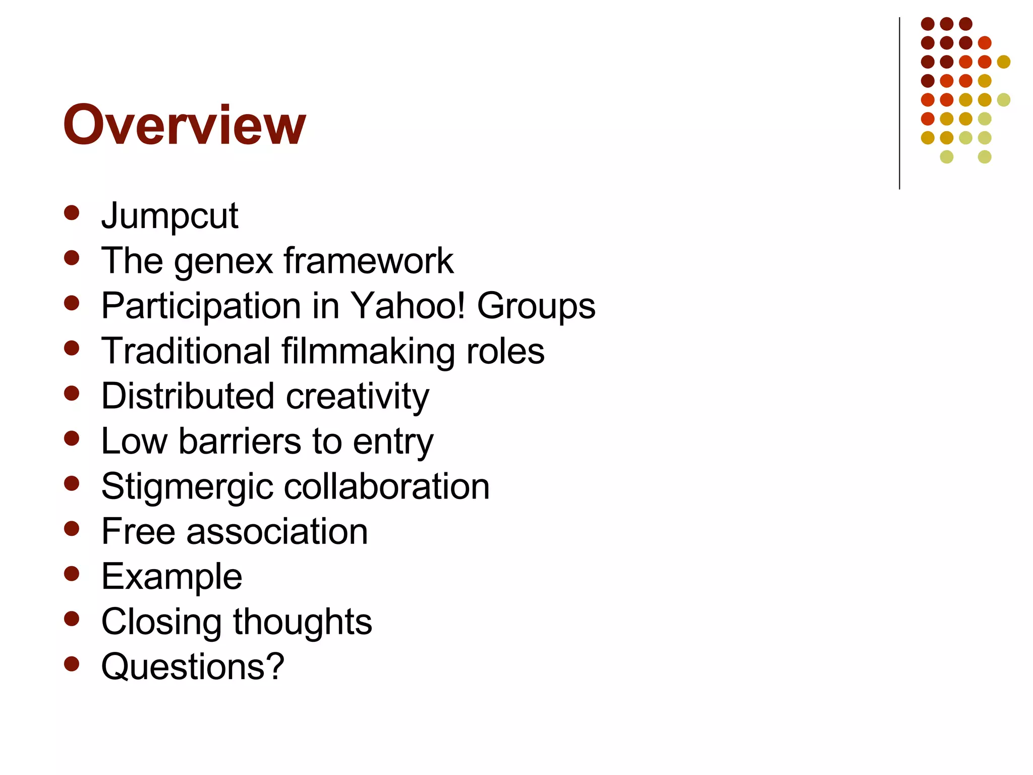 Distributed Creativity - Creativity & Cognition 2007 | PPT