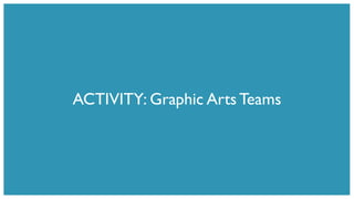 ACTIVITY: Graphic Arts Teams
 