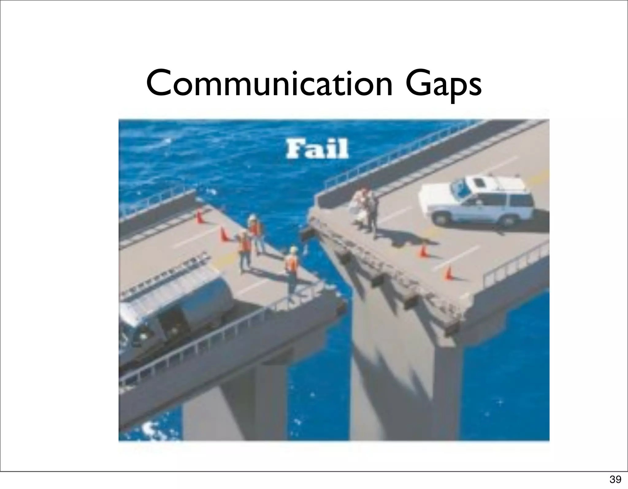Communication Gaps




                     39
 
