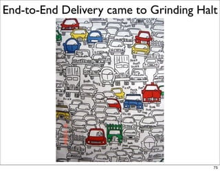 End-to-End Delivery came to Grinding Halt




                                        75
 