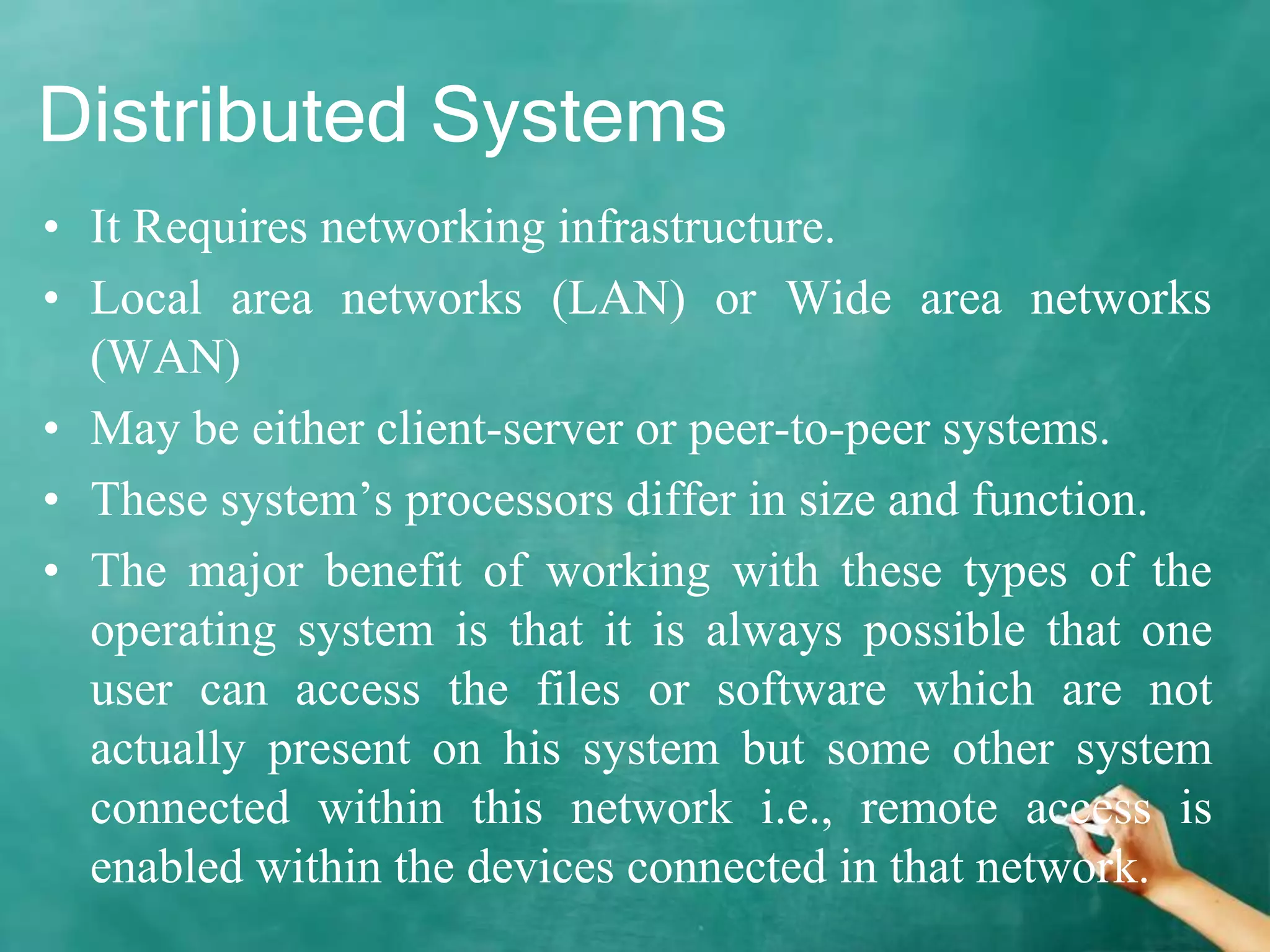 Distributed and clustered systems | PPT