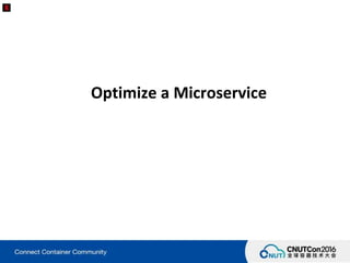 Optimize a Microservice
 