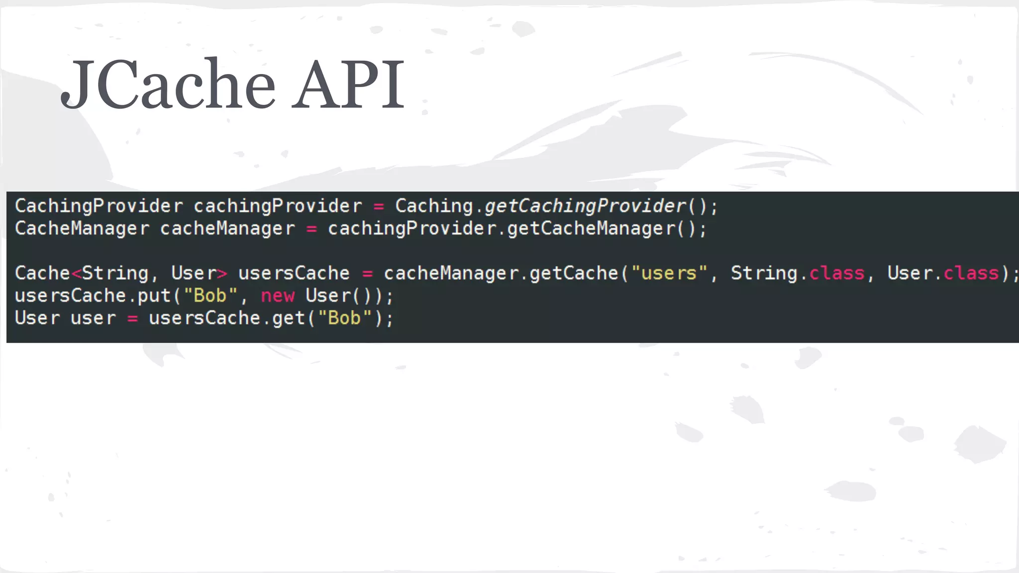 JCache API 