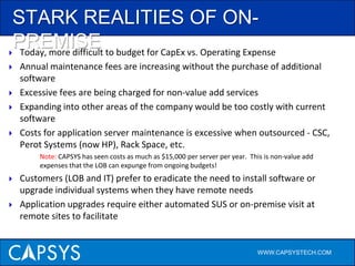 Is SaaS a viable option for any aspects of the ECM anatomy?