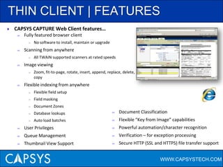 WHAT IT LOOKS LIKE…ADMINISTRATORWEB CLIENTSystem Setup | Capture Process Workflow SetupServer Groups
