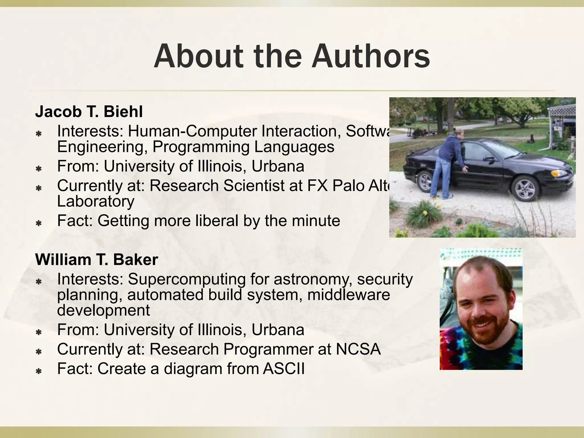 Cited by 27Downloaded 223 timesAt CHI Conference 2008Impact of Paper