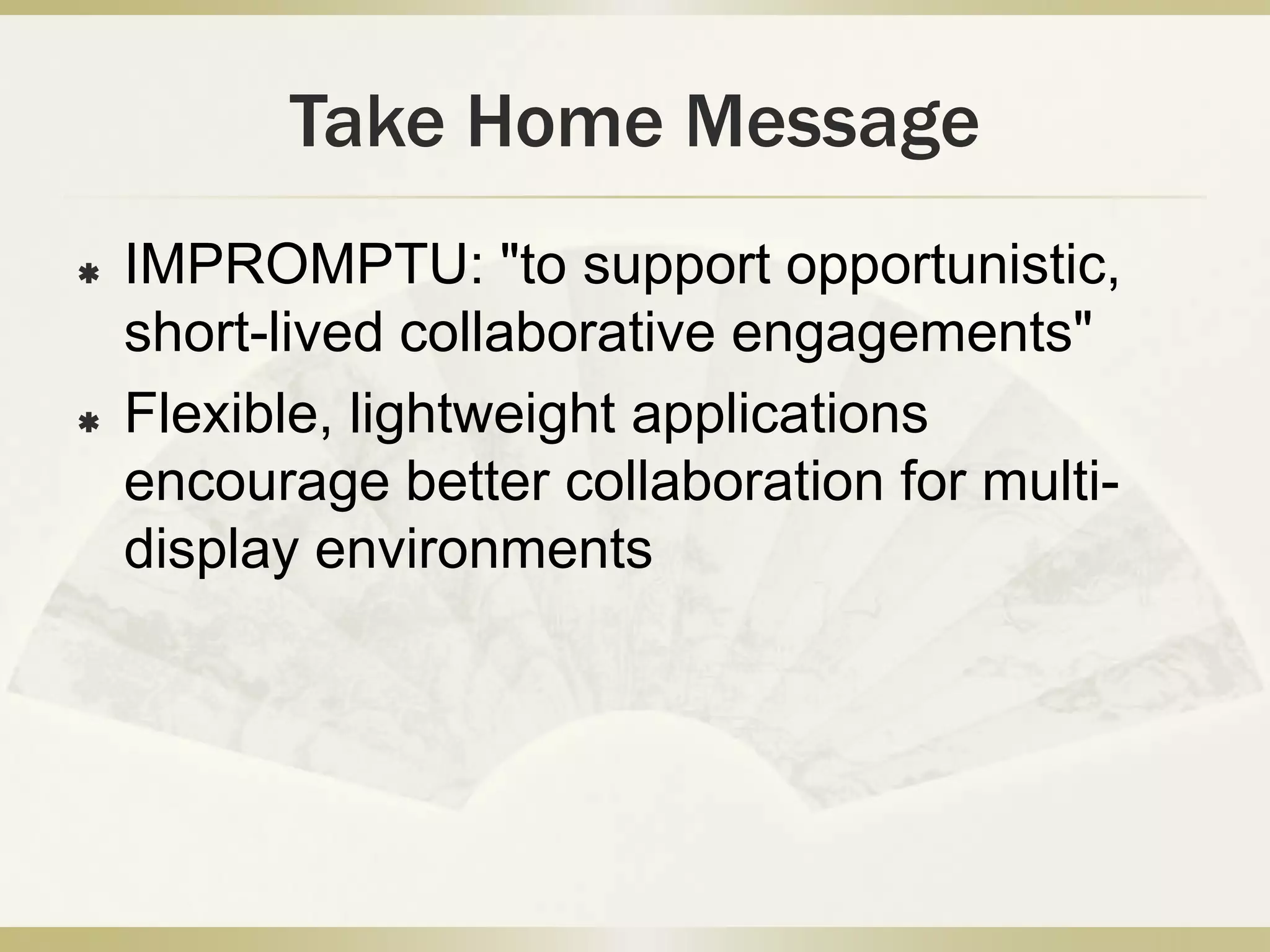 Find better data in terms of activities of replicated windowsMerge Collaborator into more informationGive user sharing controls regardless of deviceRecommendations