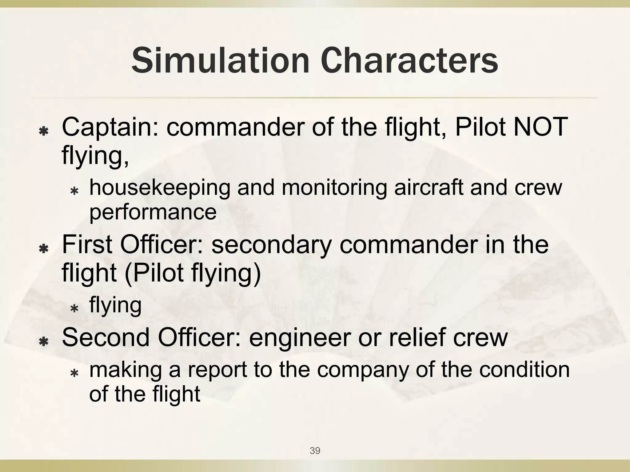 SimulationScenario: the flight from Sacramento, California to Los Angeles, California