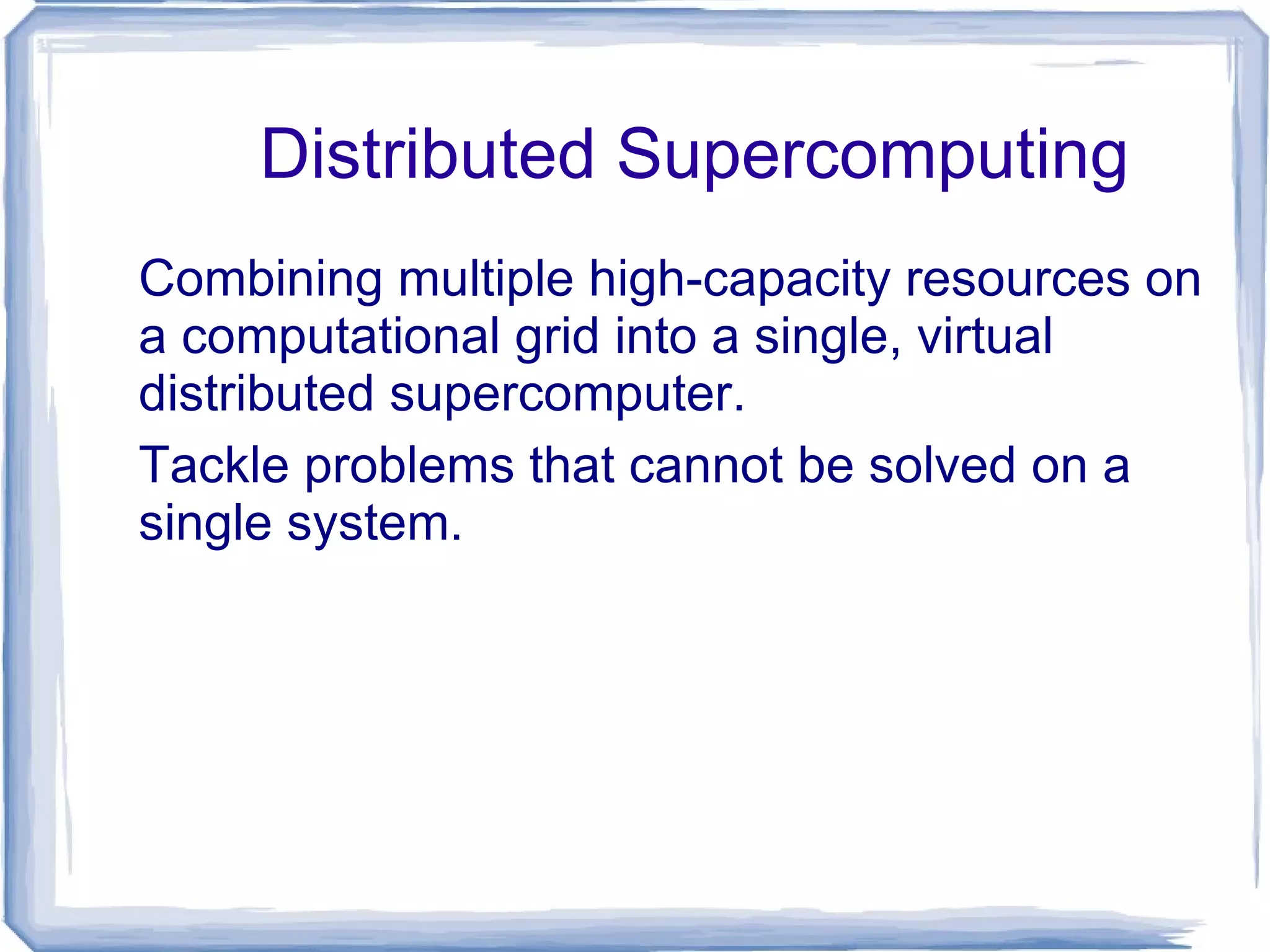 Benefits of Single System Image 