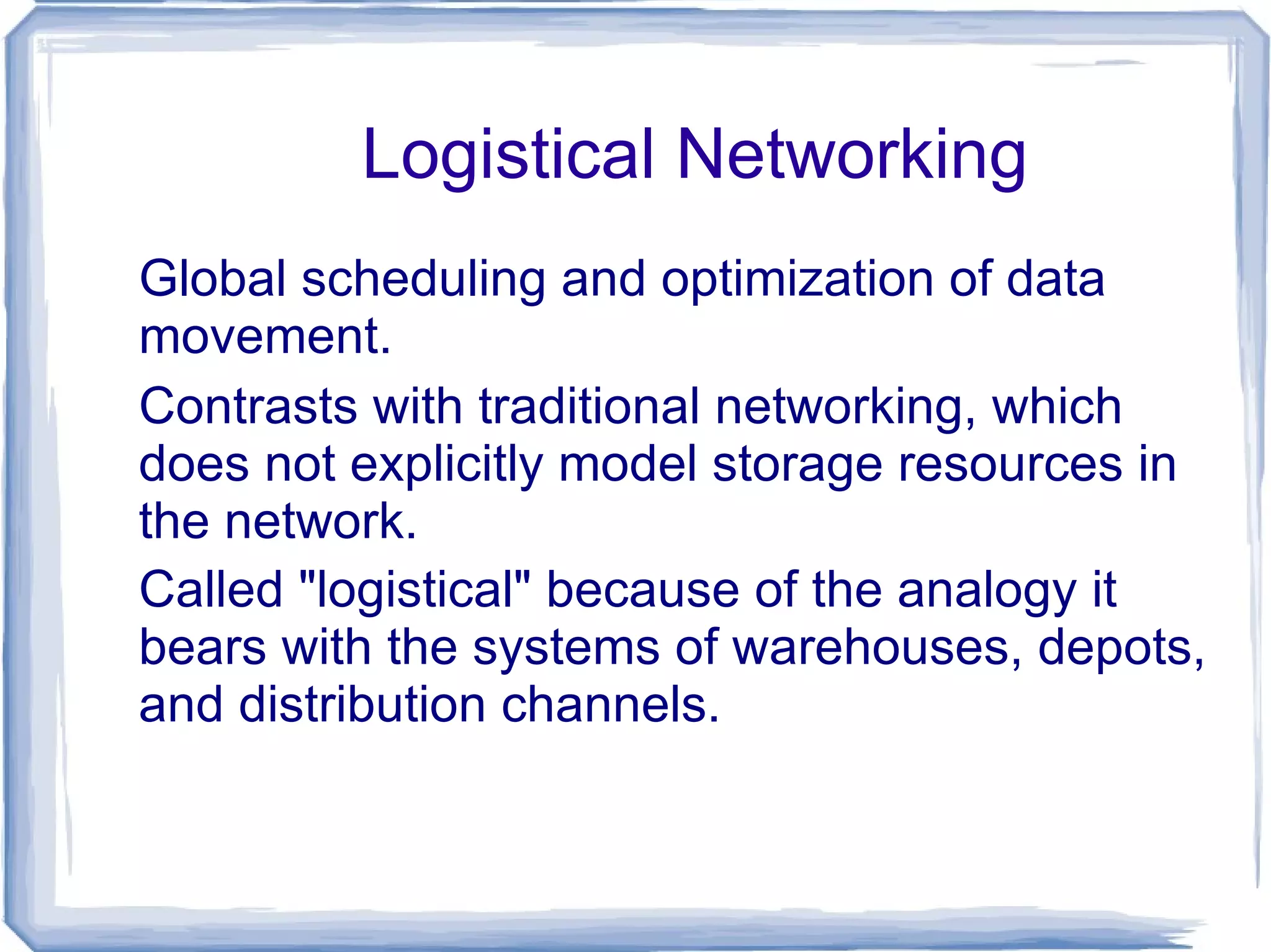 fault-tolerant operating among all cluster nodes. 