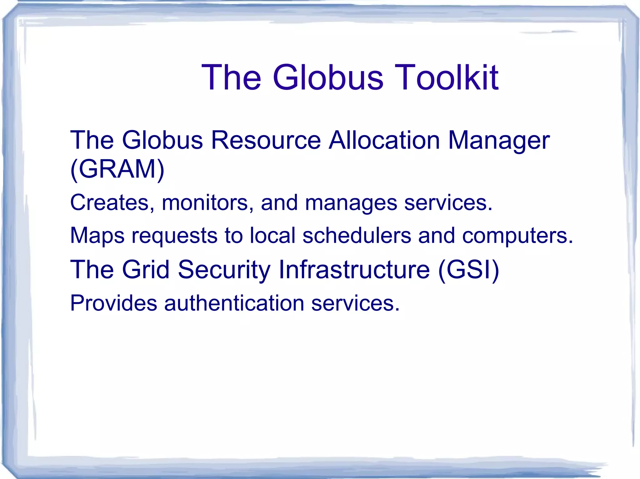 A cluster without a SSI is not a cluster 
