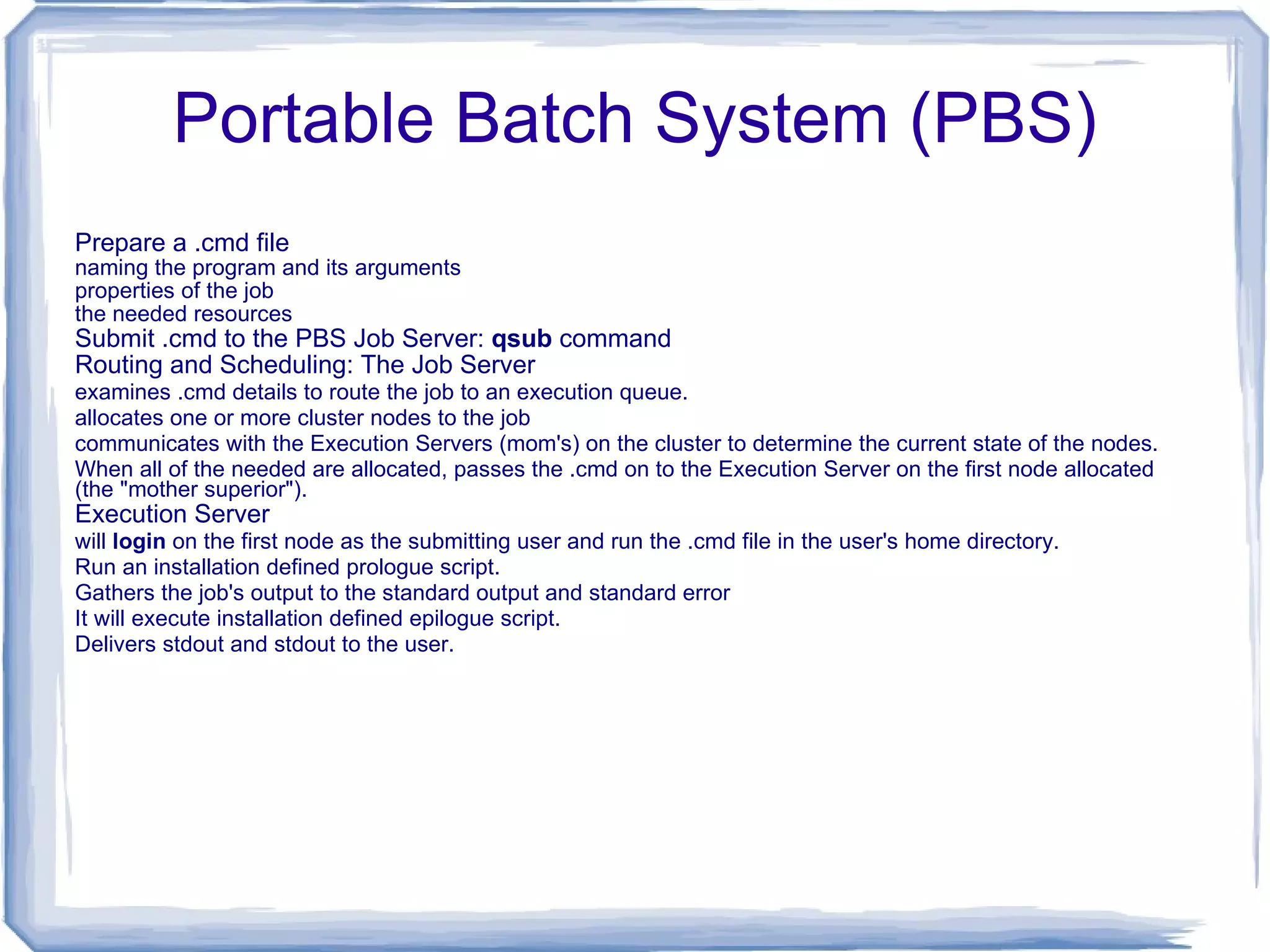 Limitation : reliability & expandability A memory component or any processor failure affects the whole system. Increase of processors leads to memory contention. Ex. : Silicon graphics supercomputers.... Global Memory System Processor A Processor B Processor C MEMORY BUS MEMORY BUS MEMORY BUS 