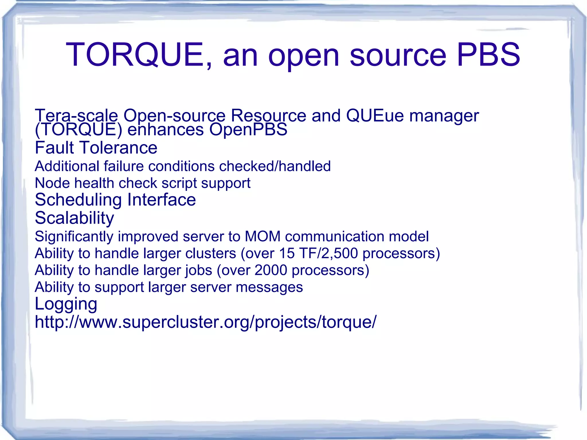 Distributed Memory MIMD Communication : IPC on High Speed Network. 