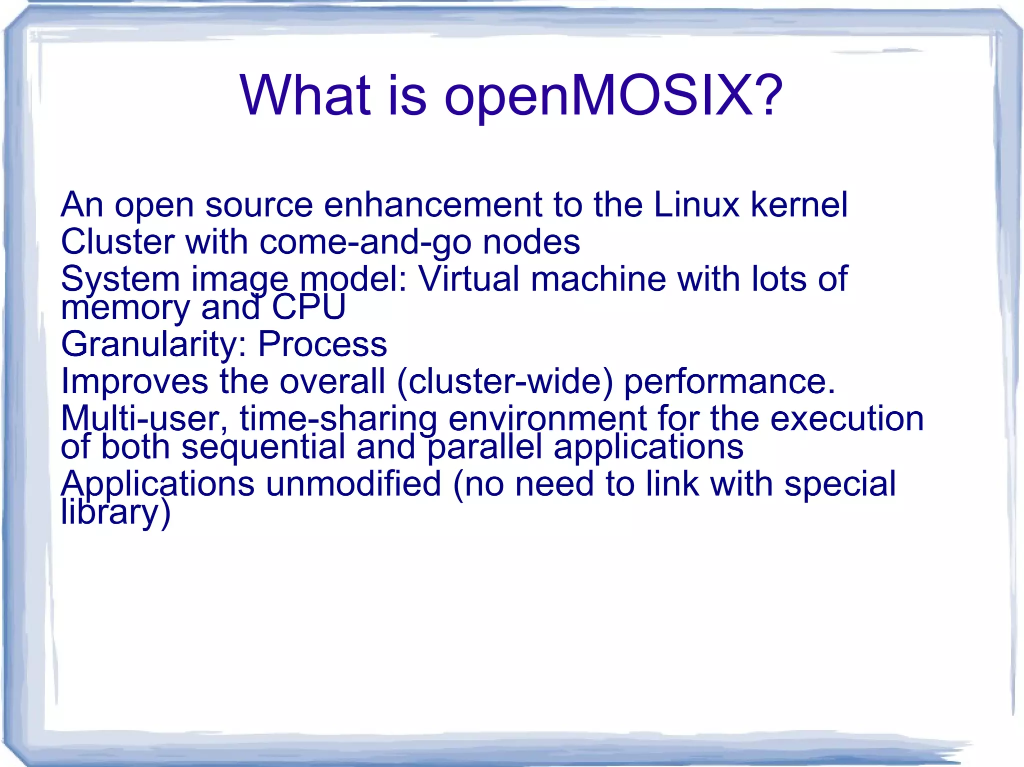Monolithic Operating System Better application Performance 