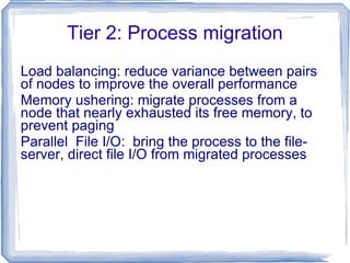 Traditional services becomes  subsystems 