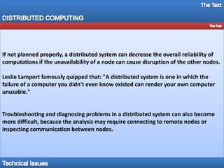 DISTRIBUTED COMPUTINGThe ElaborationProcessor AProcessor AProcessor AMEM. BusMEM. BusMEM. BusMemory System AMemory System AMemory System ADistributed Memory MIMD