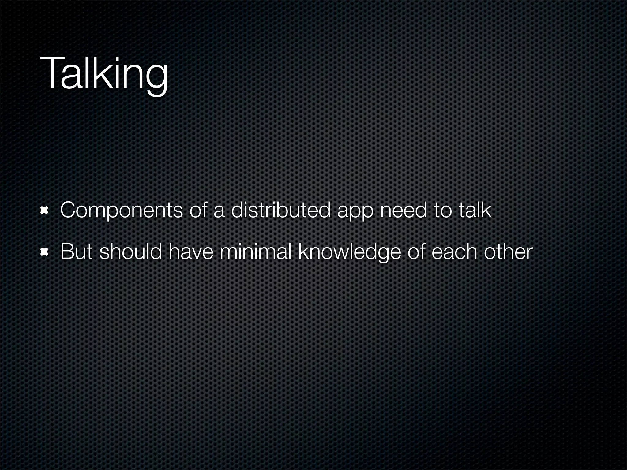 Distributed-ness: Distributed computing & the clouds