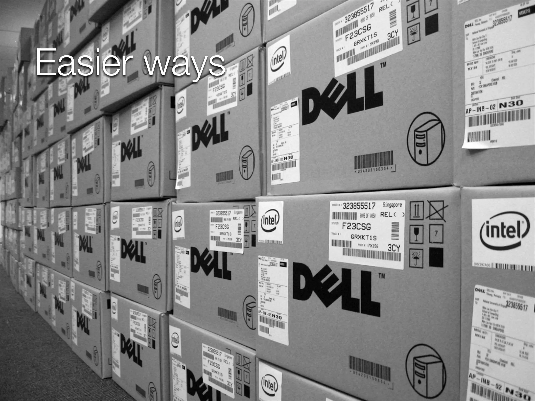 Distributed-ness: Distributed computing & the clouds