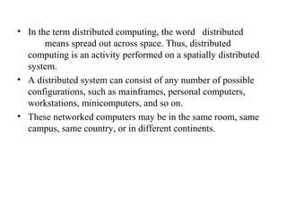 Distributed computing | PPT