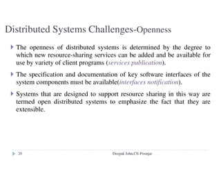 Java thread constructor and management methods
• Thread(ThreadGroup group, Runnable target, String name)
Creates a new thread in the SUSPENDED state, which will
belong to group and be identified as name; the thread will
execute the run() method of target.
• setPriority(int newPriority), getPriority()
Set and return the thread’s priority.
• run()
A thread executes the run() method of its target object, if it has
one, and otherwise its own run() method (Thread implements
Runnable).
Methods of objects that inherit from class Thread
Deepak John,CE-Poonjar
 