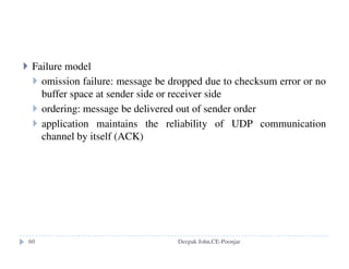 SNS basic design requirements
Specify the Types of named objects:
users, services, computers and group names and directories.
Other types of objects may be integrated;
The names are used only within the organization;
Efficient name lookup;
Access control:
everyone can read but Authorized write;
Deepak John,CE-Poonjar
 