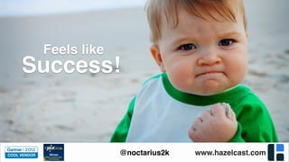 www.hazelcast.com@noctarius2k
Success!
Feels like
 