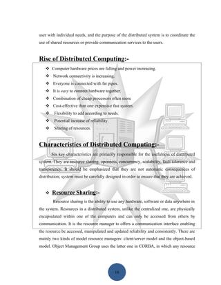 Distributed Computing Report | PDF