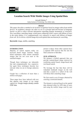 International Journal of Distributed Computing and Technology vol 2 ...