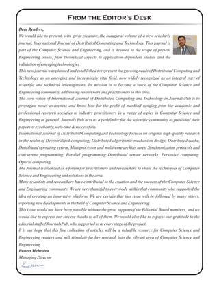 International Journal of Distributed Computing and Technology vol 2 ...