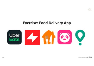 135 VictorRentea.ro
a training by
Exercise: Food Delivery App
 