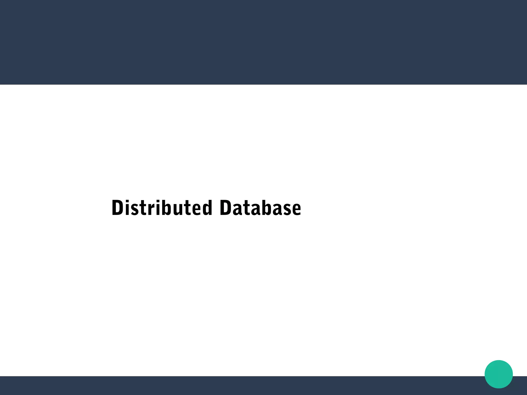 Distributed database | PPT