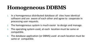 Distributed Database | PPT